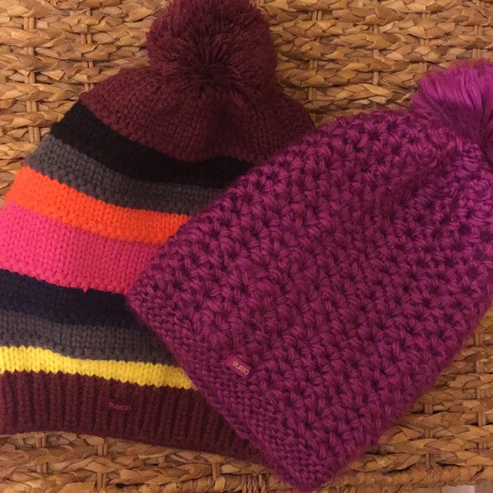 Burton beanies (2)!